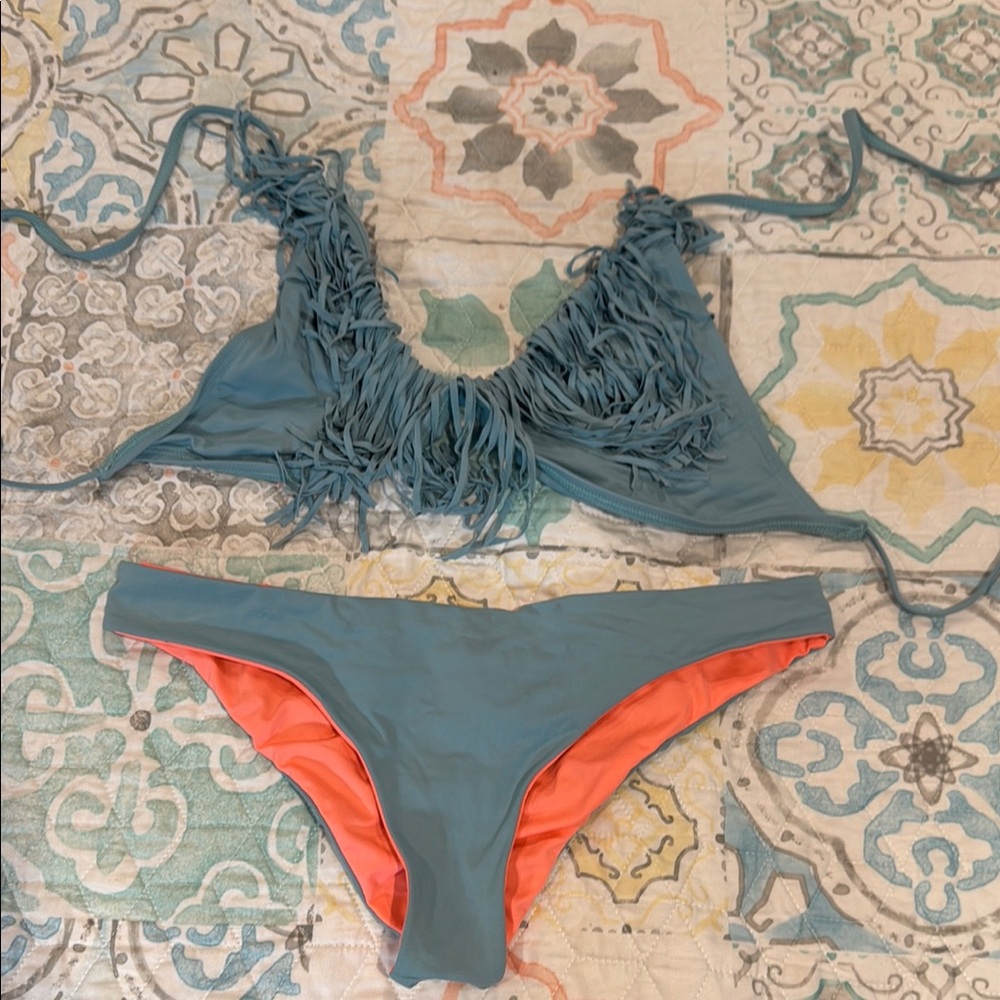 L*Space Fringe Bikini Set